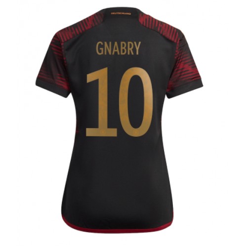 Tyskland Serge Gnabry #10 Bortedrakt Kvinner VM 2022 Kortermet